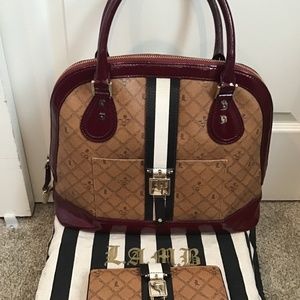 Authentic L.A.M.B.  Satchel and wallet